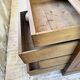 1950s oak office counter