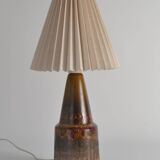Unique Scandinavian Modern Brutalist Ceramic Table Lamp by Tilgmans, Sweden