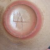 Glacier blue stoneware spherical ceramic Antonio Lampecco vintage