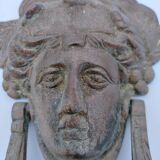 Bronze door knocker. Circa 1900.
