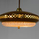 Space Age Metal Pendant by LUDIB Bratislava, Czechoslovakia, 1960s