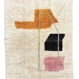 Moroccan Mrirt wool rug