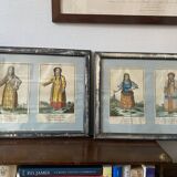 Pair Russian engravings XVIII