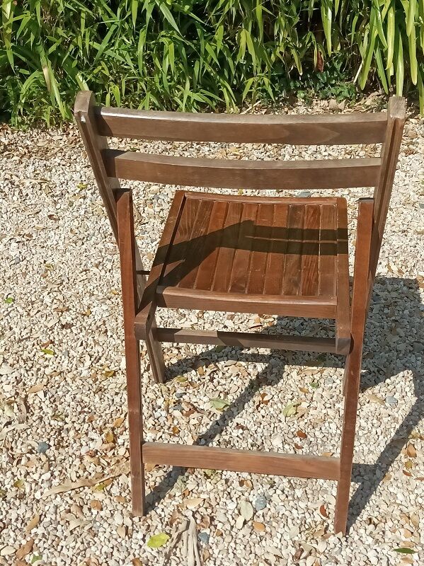 Folding chair solid wood