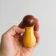 set of ceramic mushroom knife holders