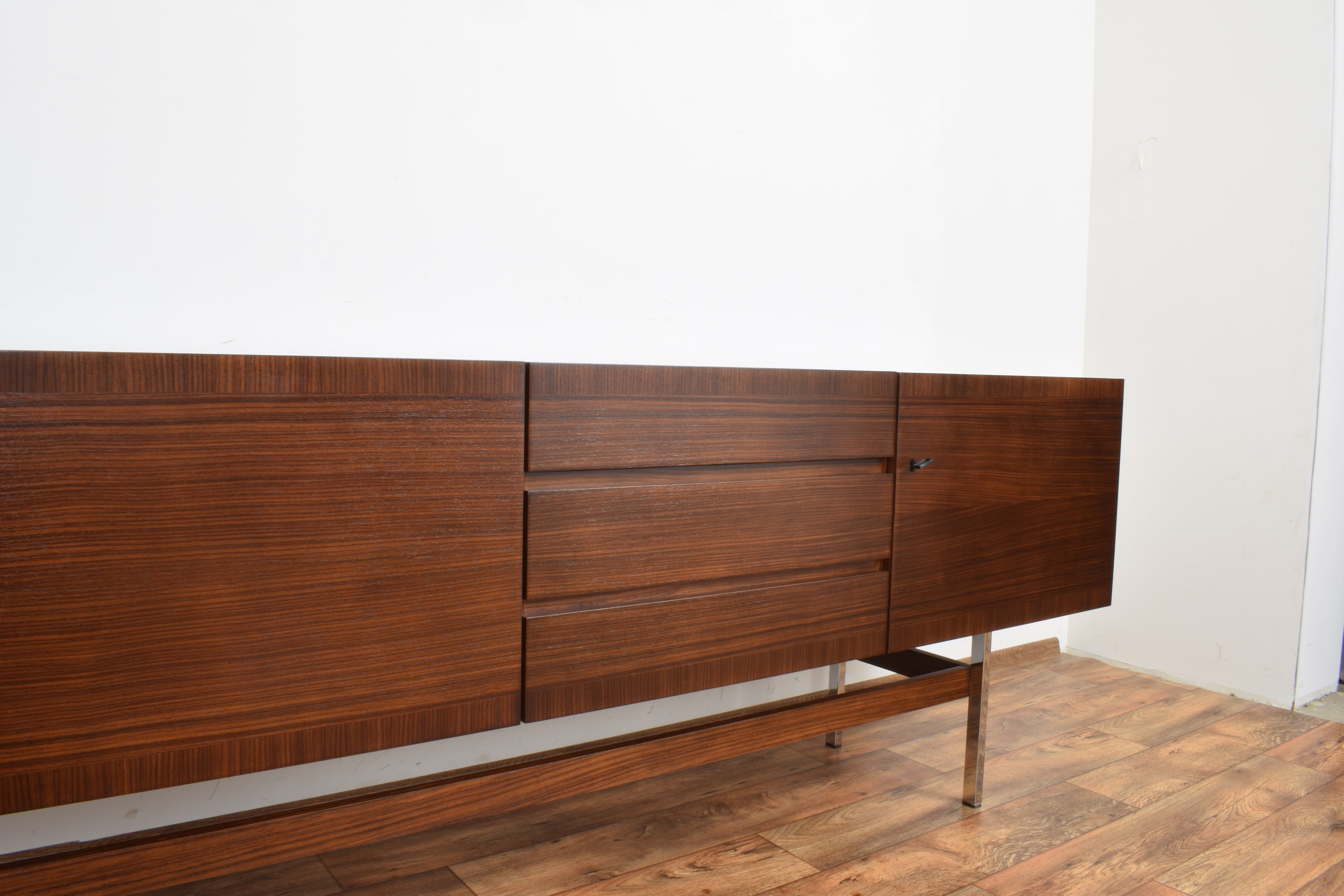 Mid-century german walnut sideboard by Musterring international, 1960s