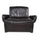 Carl Straub Leather Lounge Chair, 1970
