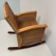 Rocking chair en rotin