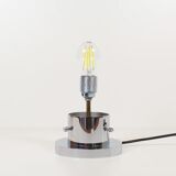 Table lamp in opaline glass by Glashutte Limburg