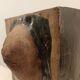 Vase céramique et terre chamottée Karen Boel 1970