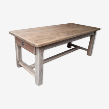 Solid oak farmhouse table, 200 cm
