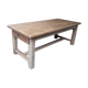 Solid oak farmhouse table, 200 cm