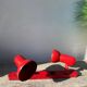 Applique 2 spots orientables en métal rouge