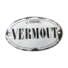 Petite plaque émaillée J.Cabanel Vermout