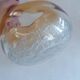 Murano bowl design ...guillemot...amber/transparent glass paste bul