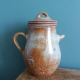 Puisaye stoneware filter teapot, Mallet pottery