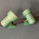 Spotlight clip 50s metal green bottle