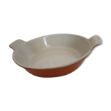 Egg dish Le Creuset orange vintage