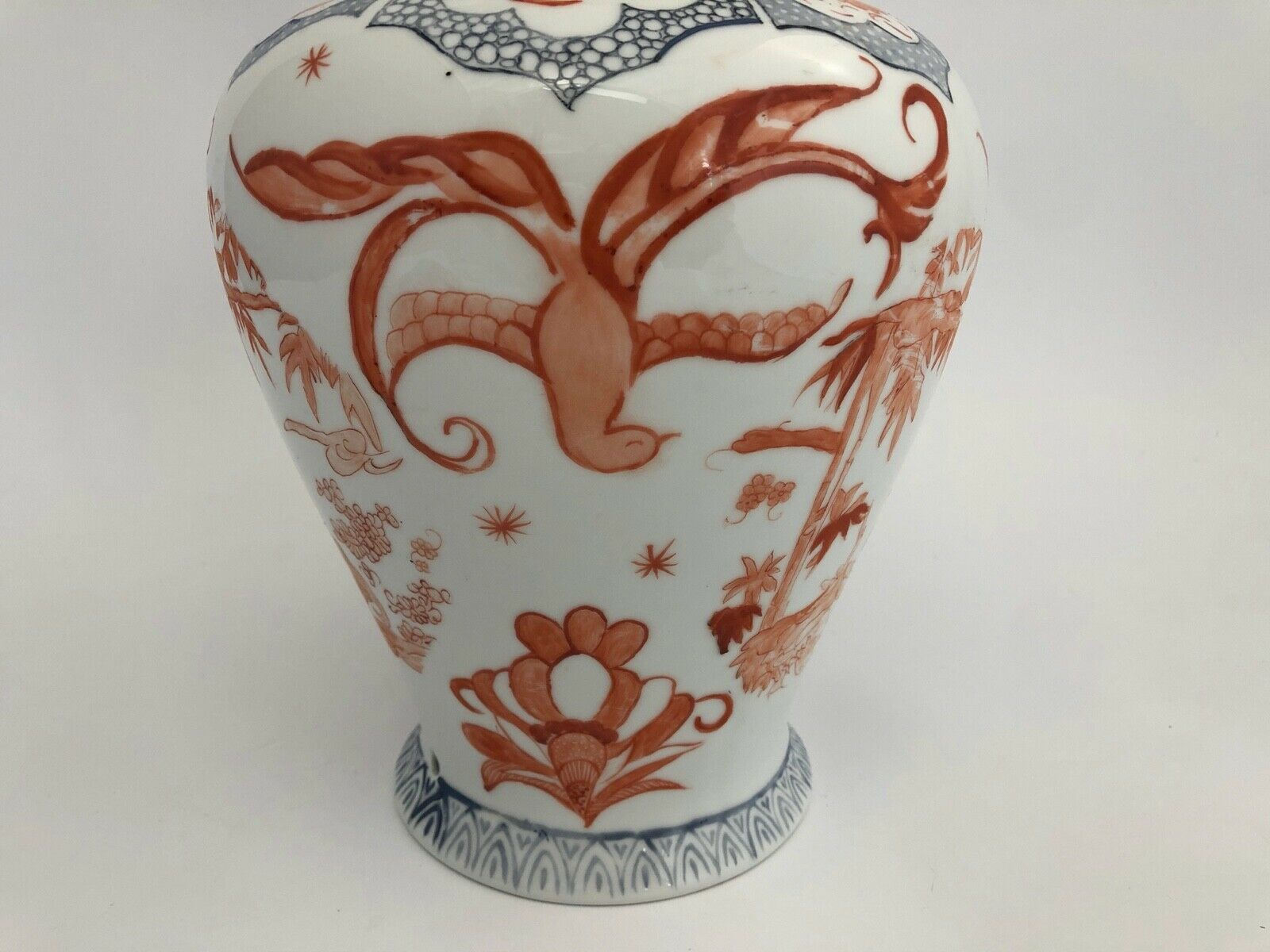 Balustre Limoges France decor Imari porcelain 1960