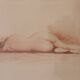 Jean Auguste Vyboud - Two Nude Life Studies