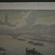 Lithographie sur papier de Chine par Henri Rivière Le Trocadéro