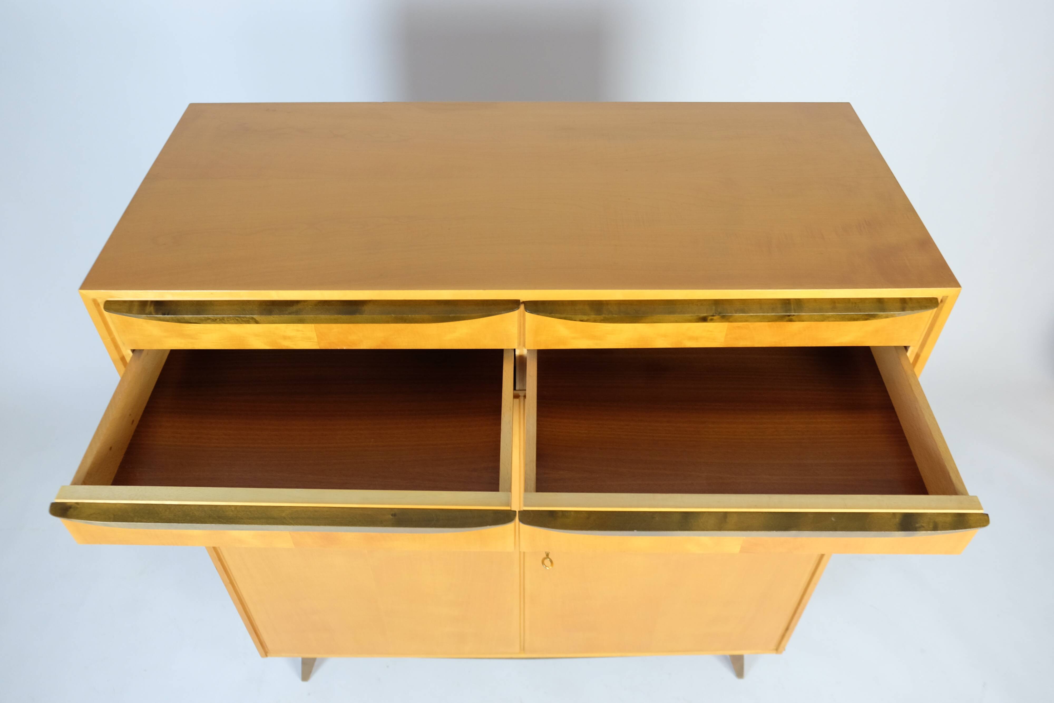 Buffet haut du milieu du siècle Schrank Kleiderschrank WK Möbel 50er Vintage 60er