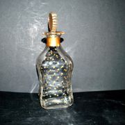 Baccarat liqueur carafe napoléon iii gold crystal star constellation