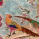 Gien old tile wall tiles decoration pheasant birds XIXth