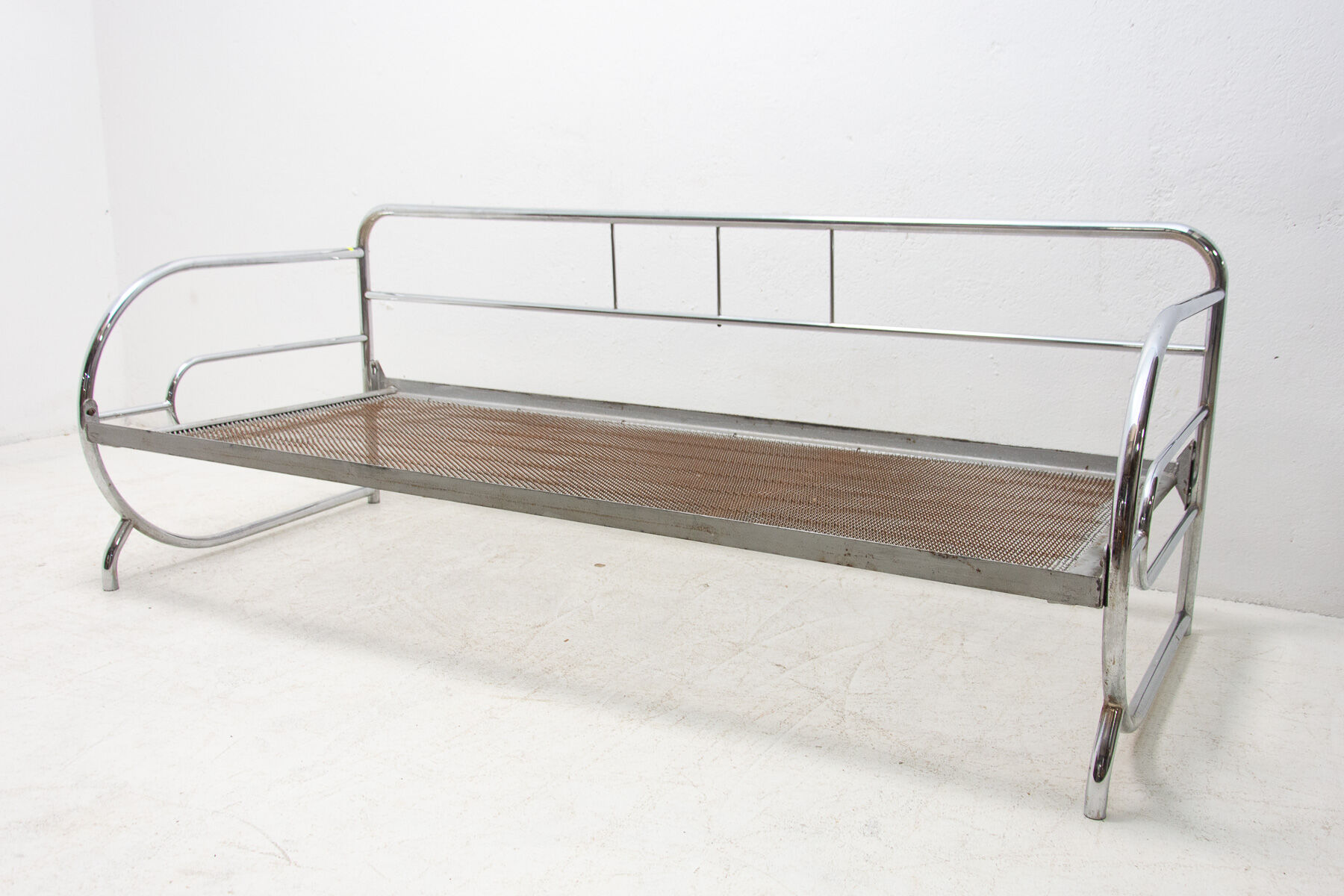 Chrome Bauhaus Sofa by Slezák Company, Bohemia, 1930 ´s