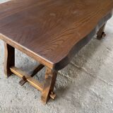 French brutalist table by Aranjou