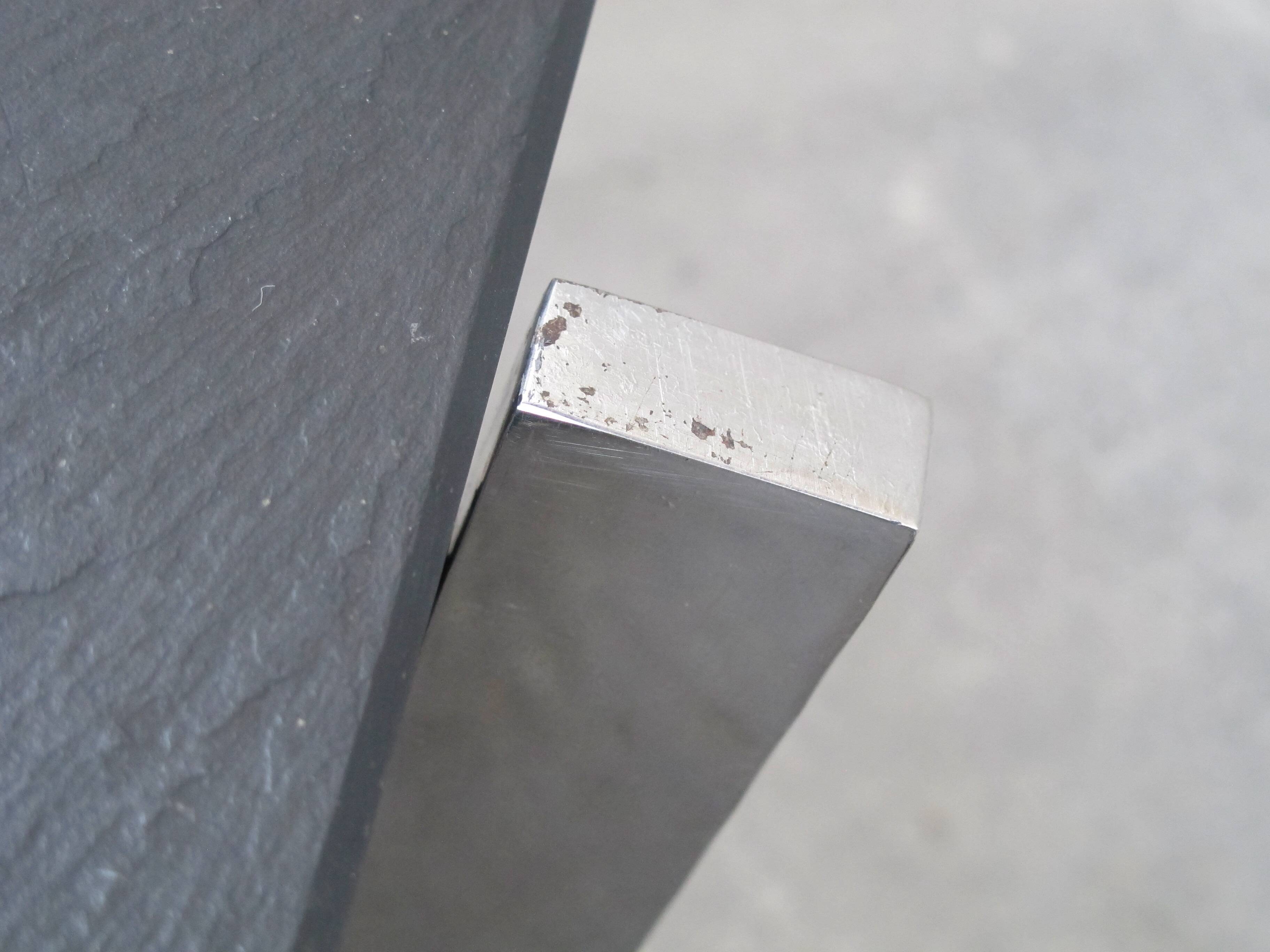 Slate stone coffee table France 1950