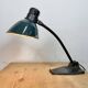 Vintage German Bauhaus Petrol Enamel Table Lamp from Schaco, 1930s