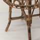 Ottoman stool in bamboo and rattan 1960