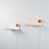 Pair of illuminating bedside tables, Pierre Guariche circa 1968