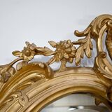 Importante glace dans le goût Louis XIV – Louis XV, époque napoléon III – Milieu XIXe