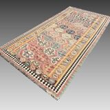 Kilim Rug Made By The Gashgai Tribes In Iran: 1.60 X 2.95 Meters