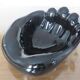 "hand" in black ceramic trinket bowl 60/70