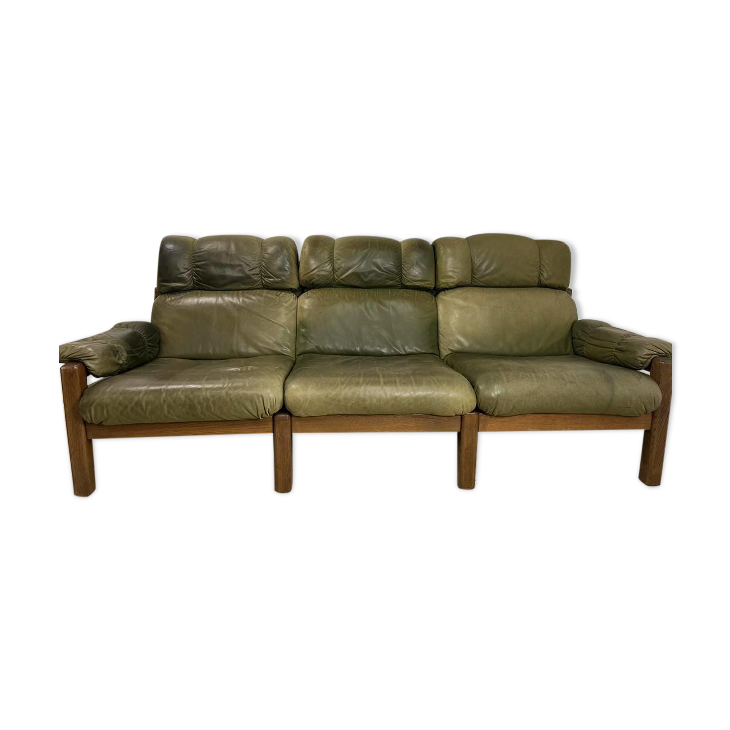 Vintage leather seat