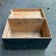 Wooden travel trunk