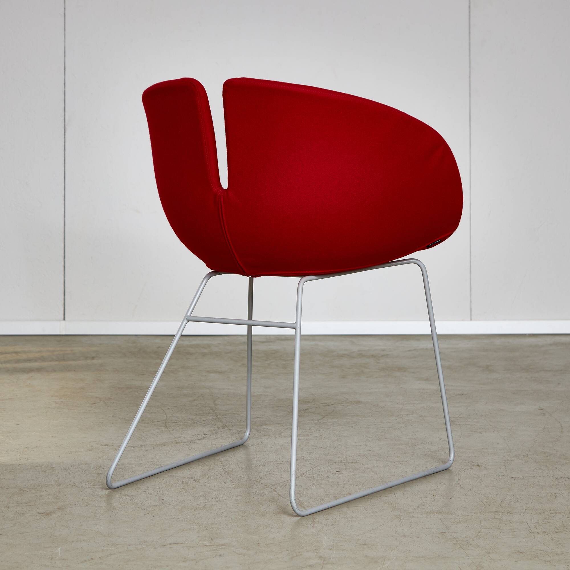 Fjord Chairs in Red by Patricia Urquiola for Moroso, 2002
