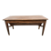 Farm table, old solid oak dough trough, France, around 1920.