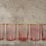 Vintage liqueur glasses blown glass