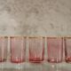 Vintage liqueur glasses blown glass