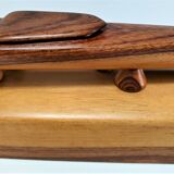 Kayak scale model violet wood