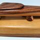 Kayak scale model violet wood