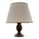 Art Deco turned wood lamp