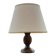 Art Deco turned wood lamp