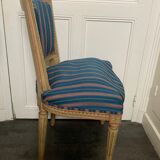 Old louis XVI style chair patinated wood