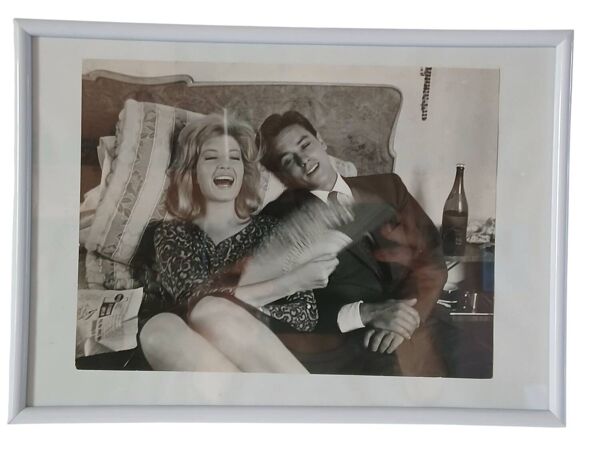 Alain delon et monica vitti photo argentique