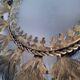Vintage sun ceiling or wall light, antique sunburst light fixture